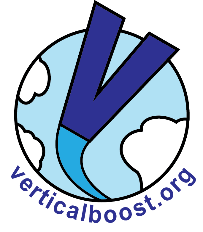 Vertical Boost - Winter Logo